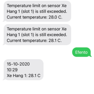 nhiệt kế tự ghi cảnh báo nhiệt độ qua sms