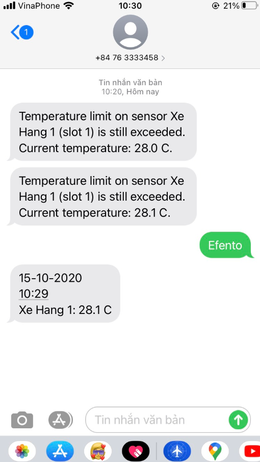 nhiệt kế tự ghi cảnh báo nhiệt độ qua sms