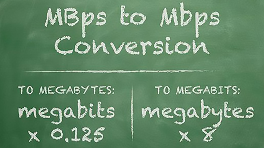 phân biệt mbps và mega byte trên giây