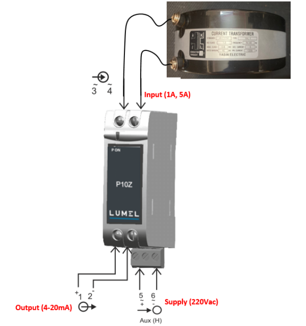 hướng dẫn đấu dây tín hiệu cho bộ transducer P10Z