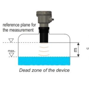 Top 1 cảm biến siêu âm đo mức chất lỏng gía rẻ-lắp đặt vuông góc với mặt chất lỏng