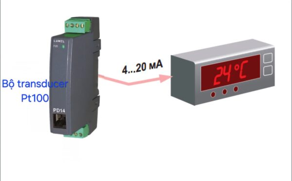 Bộ chuyển đổi tín hiệu nhiệt pt100.