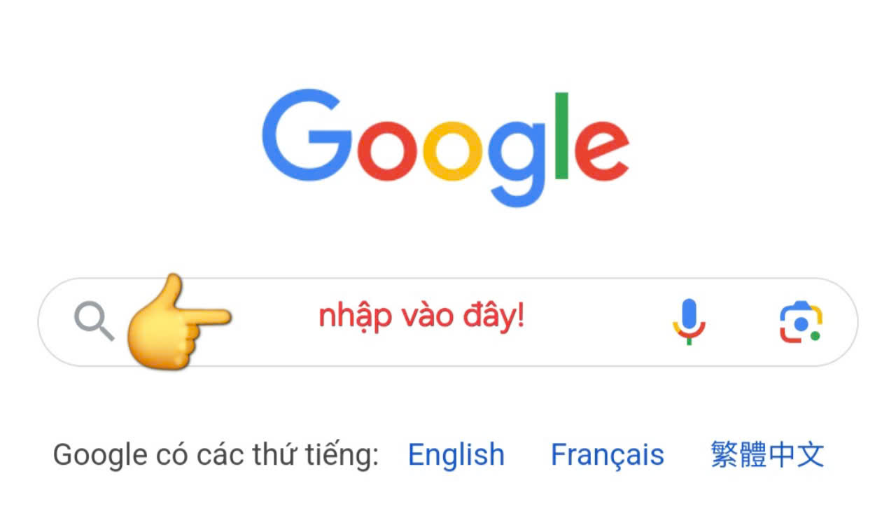 Cách chuyển đổi độ F ra độ C bằng Google.