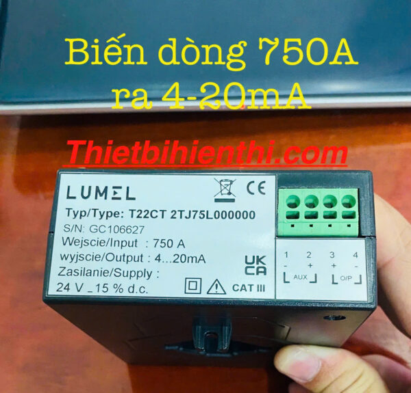 Biến dòng 750A ra 4-20mA
