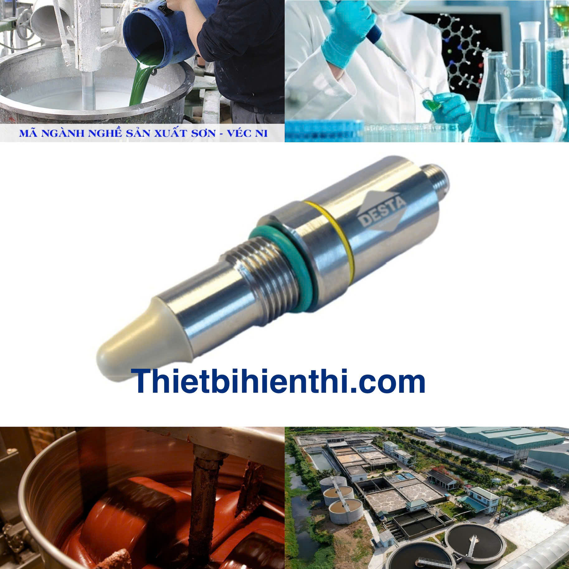 Cảm biến báo mức nước chống bám dính LDLC Desta có ứng dụng rộng rãi.